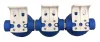 Ansamblu de filtru UST-M 3/4″ cu trei inserții de 10″ și supape