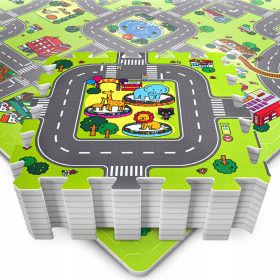    Covoraș puzzle educativ din spumă pentru copii cadou oraș