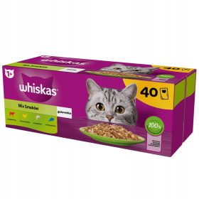 Whiskas amestec de alimente umede de arome 3,4 kg
