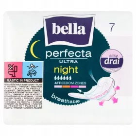  Șervețele sanitare Bella cu aripioare, 7 buc.
