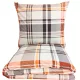 Set de Lenjerie de Pat din Bumbac 160x200 cm, Model Carouri - Doratex