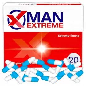   Capsule MAN-EXTREME pentru Erecție Puternică și Performanță Sexuală Îmbunătățită - 20 Capsule