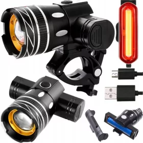    Iluminat pentru biciclete Korbi LAMPA BICICLETA LED USB 1000 lm USB
