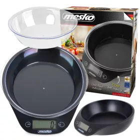  Cantar de bucatarie Mesko-AGD pentru bucatarie, negru, 5 kg