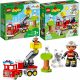  LEGO Duplo 1096969 Lego Duplo Auto Camion de pompieri Mașină de jucărie Cărămizi mari pentru copii de 2-3 ani