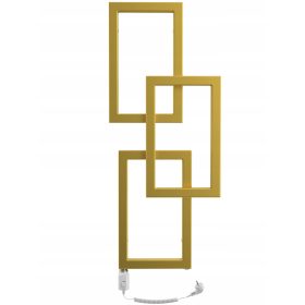    Radiator baie electric DISCOVERYDOM 300 W 360 x 870 mm auriu