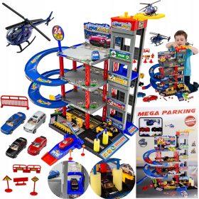  Parcare Norimpex pe 4 nivele cu mașini și elicopter