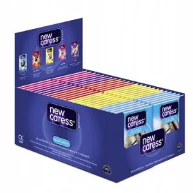  Nou set de prezervative Caress Multi Gross Mix 144 buc