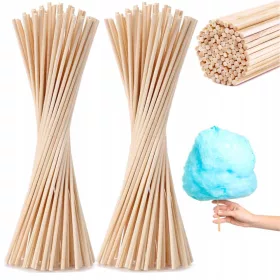    Dispozitiv de vată de zahăr CottonCandy bambus bej/maro 1 W