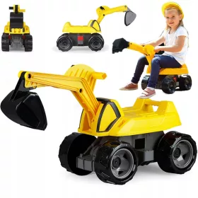  Excavator Giga Trucks într-o cutie Lena 02144