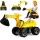  Excavator Giga Trucks într-o cutie Lena 02144