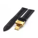  TZ-01.01GD Curea din piele cu un fluture de 22 mm