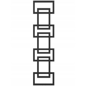  Radiator decorativ EMIN 171/39, negru mat