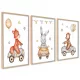  Set 3 Postere Poze copii Ursuletul Vulpe 30x40