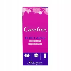  Tampoane de igienă Carefree Plus Large Fresh. 20 buc.