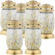 Set 6 Lămpi Decorative Bolsius FORSYCJA - Stabilă și Rezistentă la Vânt