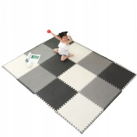  MATERIAL MARE DE SPUMĂ 240x180x1,2 PUZZLE 12 ELEMENTE