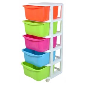  Bibliotecă Gockowiak 37 x 37 x 98 cm, multicolor