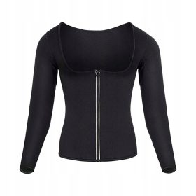    Cămașă de slăbire pentru transpirație fierbinte pentru femei. Costume de saună pentru slăbit M