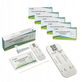   Test Antigenic CorDX Combo 4 în 1 pentru Gripa A/B, COVID-19 și RSV - 6 Bucăți