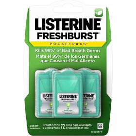  Listerine Freshburst frunze 3x24 bucăți