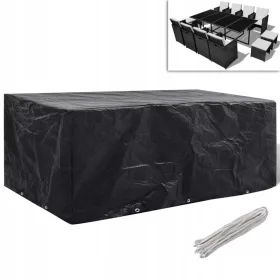   Husa de Protecție pentru Mobilier de Grădină Rattan, 229x113x73 cm, Rezistentă la Apă și UV