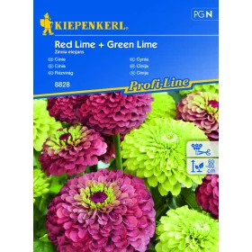  Zinnia Tei Roșu + Semințe de Tei Verde – Kiepenkerl