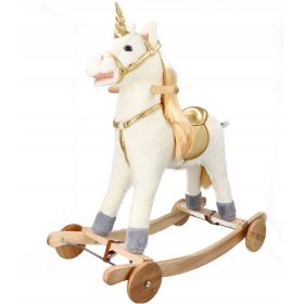  Legănat unicorn cu roți Adam Toys