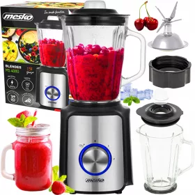  Mesko MS40801 blender cu pahare 1200 W argintiu/gri