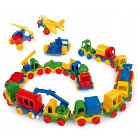  Wader Kid Cars set 36 de elemente