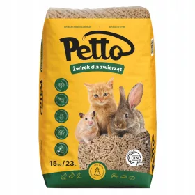    Așternut de peleți PENTRU PORCUS DE IEPURI PISICI 15 KG UșOR