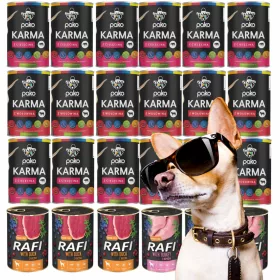  Hrana pentru caini DOLINA NOTECI RAFI MIX Smaków 24x400