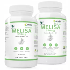   Supliment alimentar Melisa 350mg WISH Pharmaceutical® - Calm și somn odihnitor