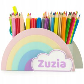    Organizator de birou KAJAWIS Cutie de instrumente pentru creioane colorate TĘCZA