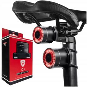    Iluminat pentru biciclete Lumină pentru bicicletă inteligentă din spate Baterie de 40 lm