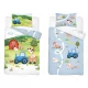  Set lenjerie de pat Detexpol 90 x 120 cm nuante de gri si argintiu