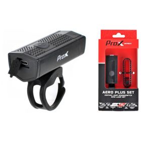  Prox AERO PLUS SET iluminare biciclete 400 lm USB