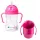  Cupa Doidy cu manere fucsia cu sclipici 3m+ + B.Box BB00511 sticla de apa cu paie 240 ml roz