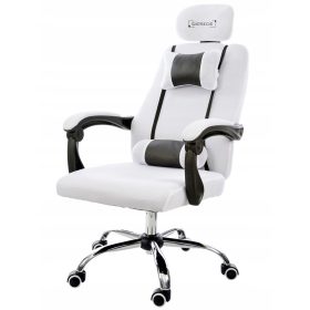  Scaun gaming Giosedio GPX, material alb