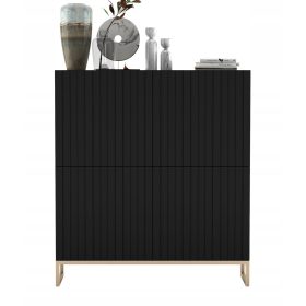  Suport TV Glamour, negru, 113 cm