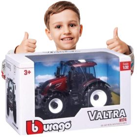 BBURAGO Toy Farm Valtra N174 Red 1:32 JUCĂRII