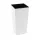  Ghiveci lamela 19 cm x 19 x 37 cm diametru 19 cm plastic alb