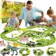  MEGA RACE TRACK XXXL DINOSAUR DINO PARK 271 EL, Jurassic Park, plastic