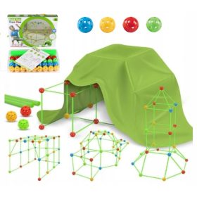  Blocuri, bețe, paie pentru construirea caselor Set