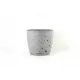  Ghiveci frumos din beton 22 cm x 22 x 20 cm diametru 23 cm beton nuanțe de gri și argintiu