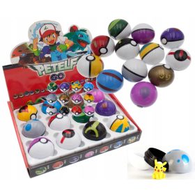  POKEMON 12 BUC. POKEBALL + 12 BUC. FIGURINE DE JUCĂRIE
