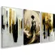 Tablou Modern Triptic pe Canvas, Ideal pentru Decorarea Pereților, 60x120 cm