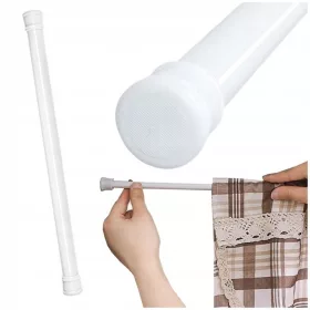 Tijă de duș expansibilă Gold start albă 160–300 cm