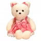  Ursuleț de pluș moale, în rochie, 34 cm, culori