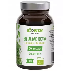   Detox BIO cu Alge - Supliment Alimentar Spirulină și Chlorella, 240 Tablete